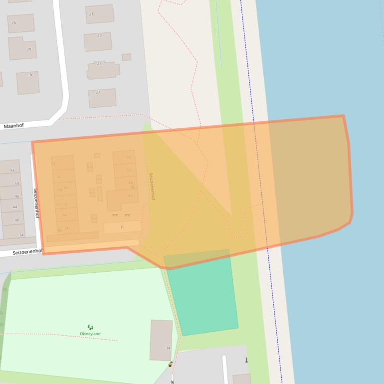 Kaart van postcodegebied 1109CE.