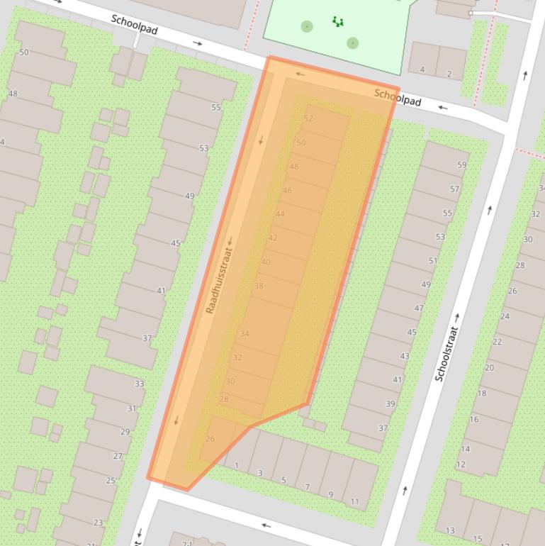 Kaart van postcodegebied 1111BM.