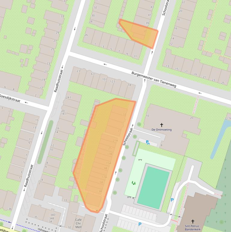 Kaart van postcodegebied 1111BN.