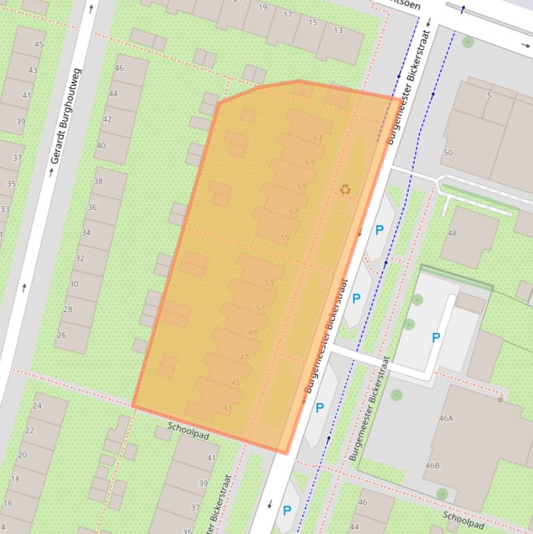 Kaart van postcodegebied 1111CA.