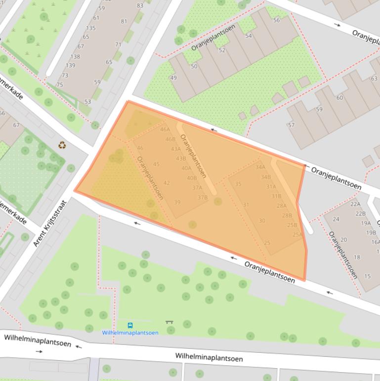 Kaart van postcodegebied 1111CE.