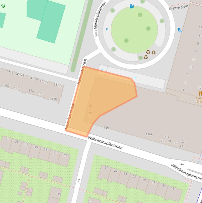 Kaart van postcodegebied 1111CN.