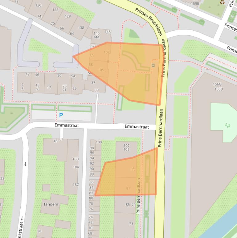 Kaart van postcodegebied 1111ES.