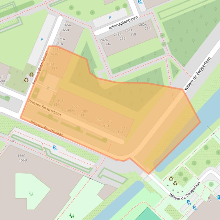 Kaart van postcodegebied 1111GC.