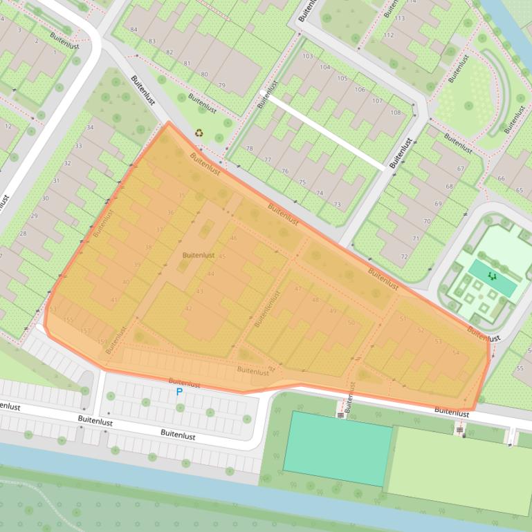 Kaart van postcodegebied 1111JK.