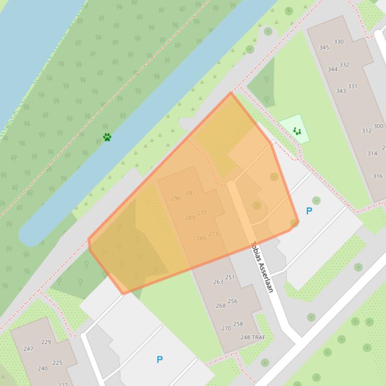 Kaart van postcodegebied 1111JW.