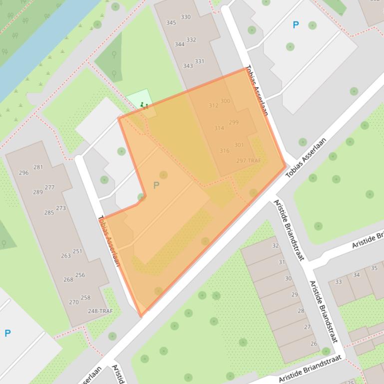 Kaart van postcodegebied 1111JX.