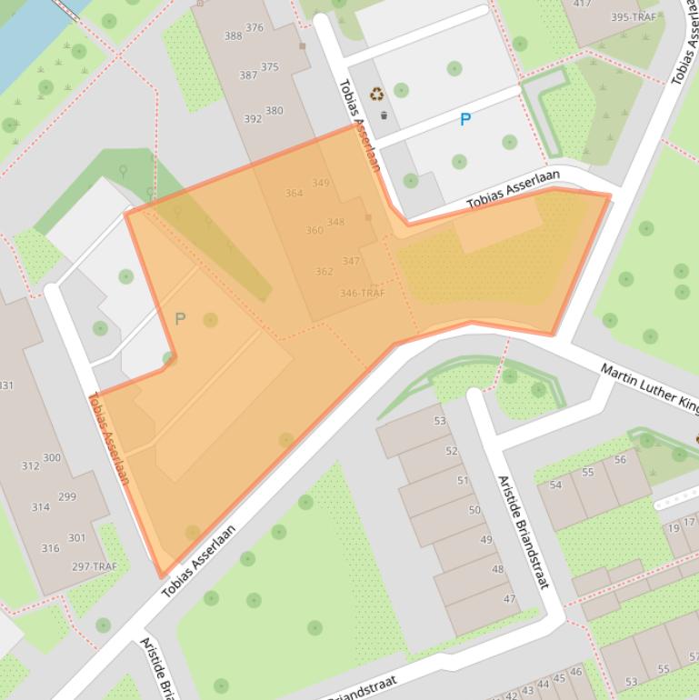 Kaart van postcodegebied 1111KA.