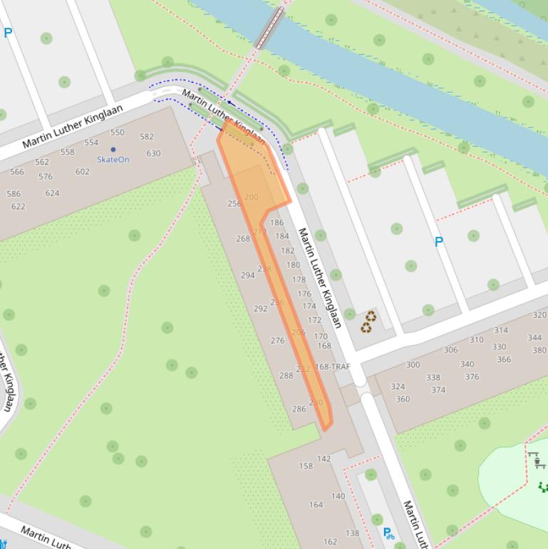 Kaart van postcodegebied 1111LM.