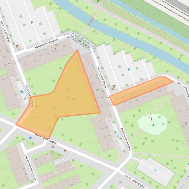 Kaart van postcodegebied 1111LP.