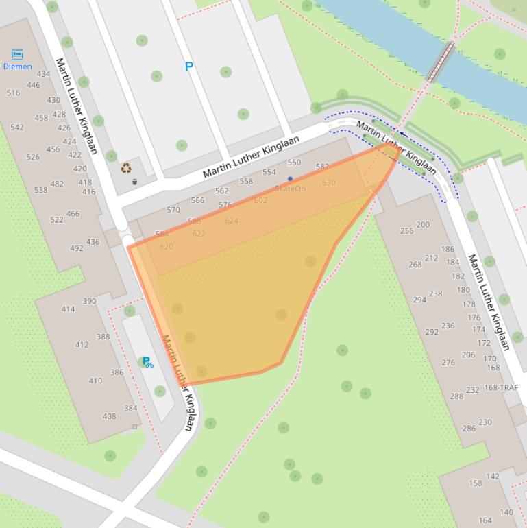 Kaart van postcodegebied 1111LX.