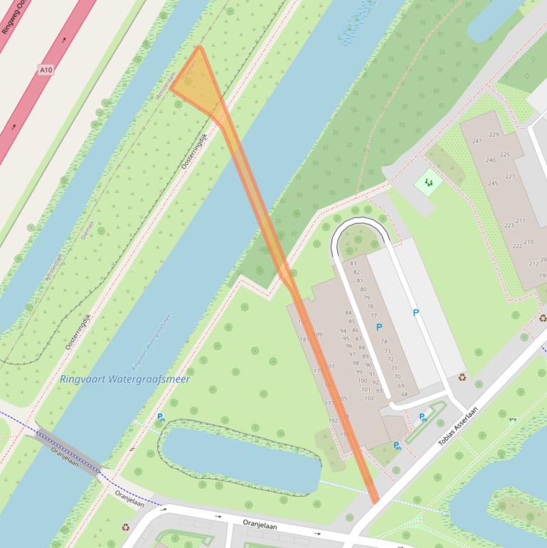 Kaart van postcodegebied 1111MG.