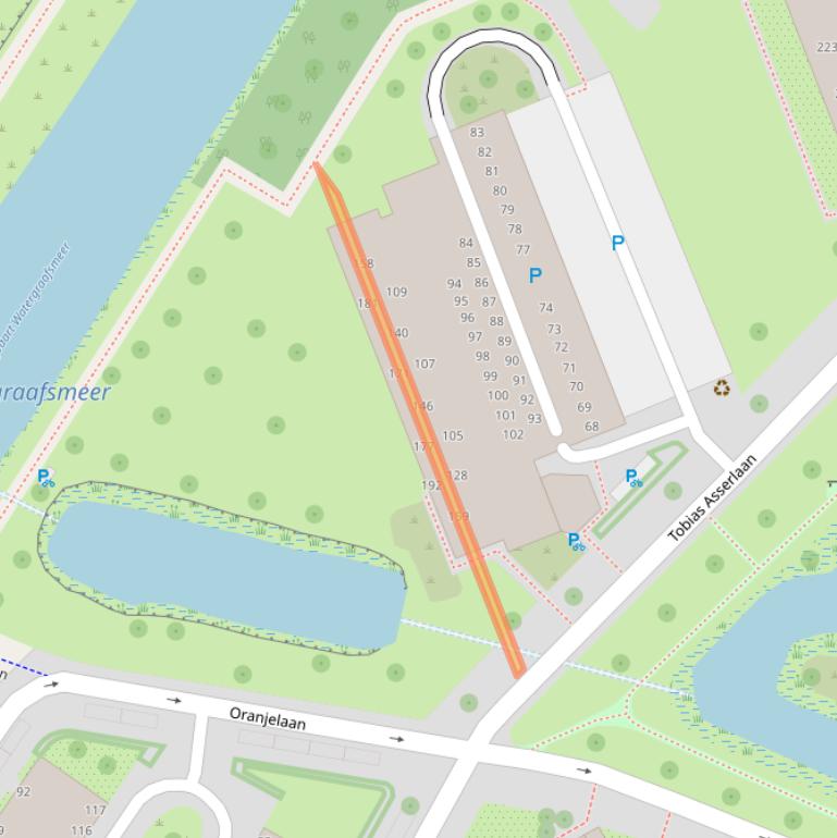 Kaart van postcodegebied 1111MH.