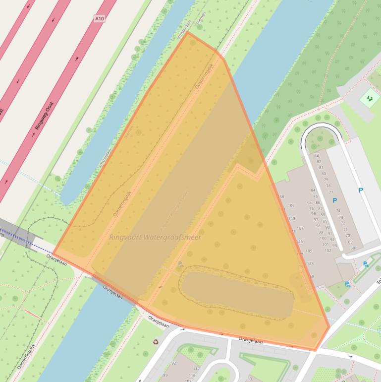 Kaart van postcodegebied 1111MJ.