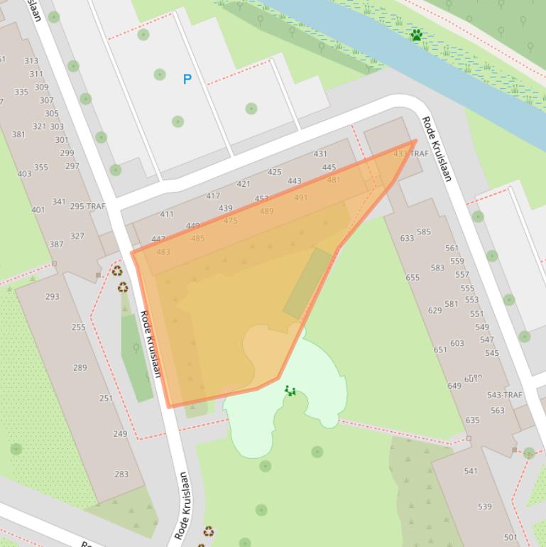 Kaart van postcodegebied 1111NR.