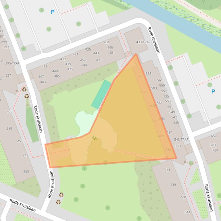 Kaart van postcodegebied 1111NV.