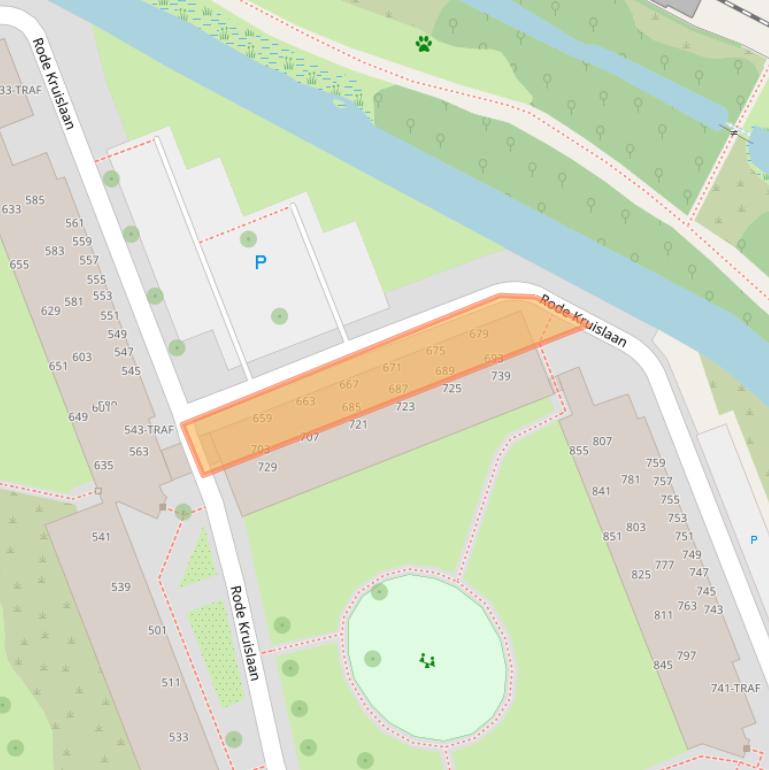 Kaart van postcodegebied 1111NW.