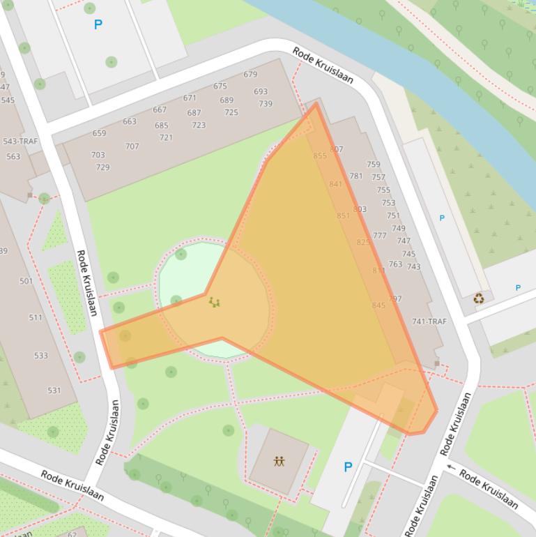 Kaart van postcodegebied 1111PA.