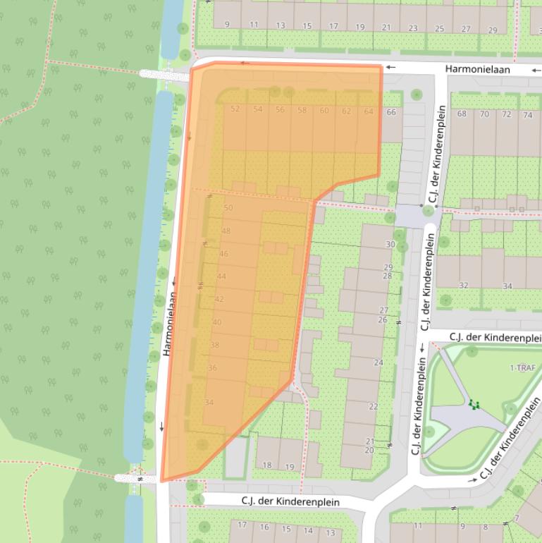 Kaart van postcodegebied 1111PH.