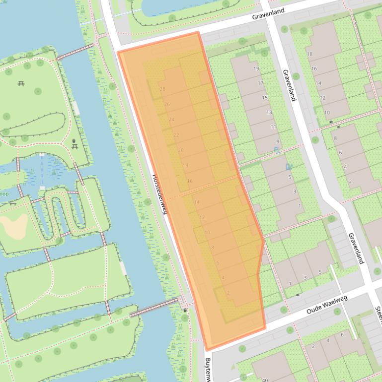 Kaart van postcodegebied 1111SG.