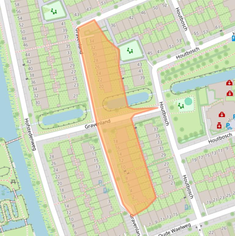 Kaart van postcodegebied 1111SM.