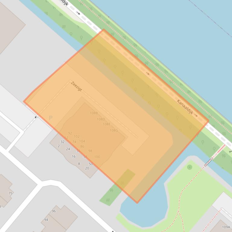 Kaart van postcodegebied 1111TM.