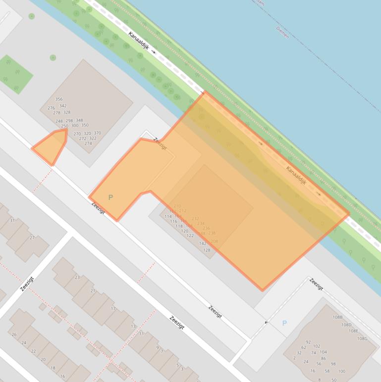 Kaart van postcodegebied 1111TP.