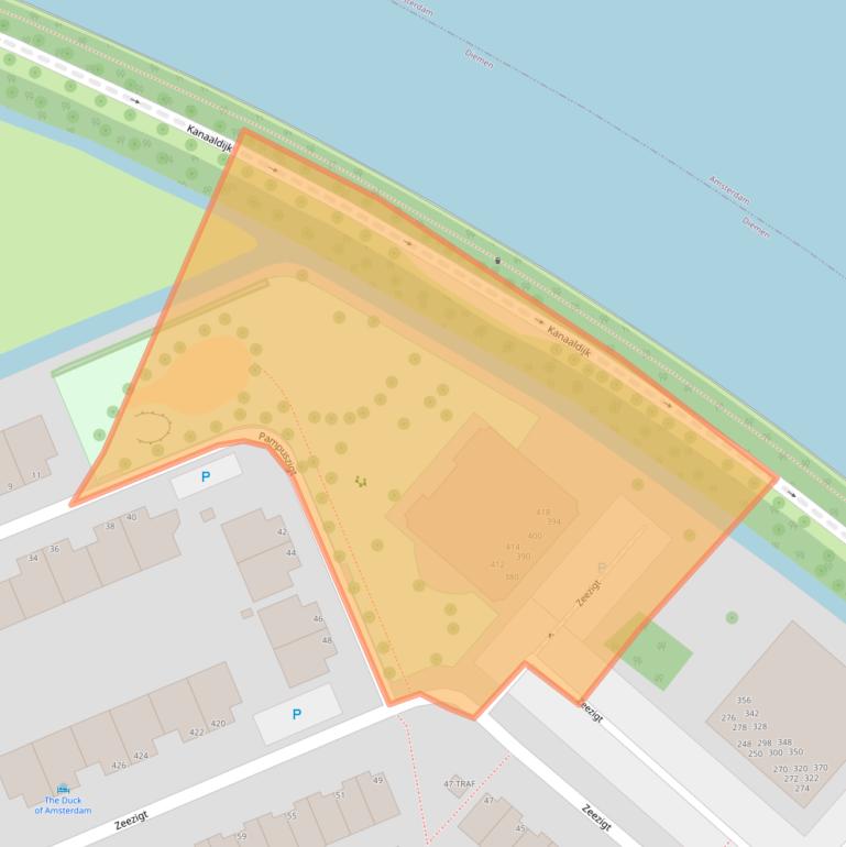 Kaart van postcodegebied 1111TT.