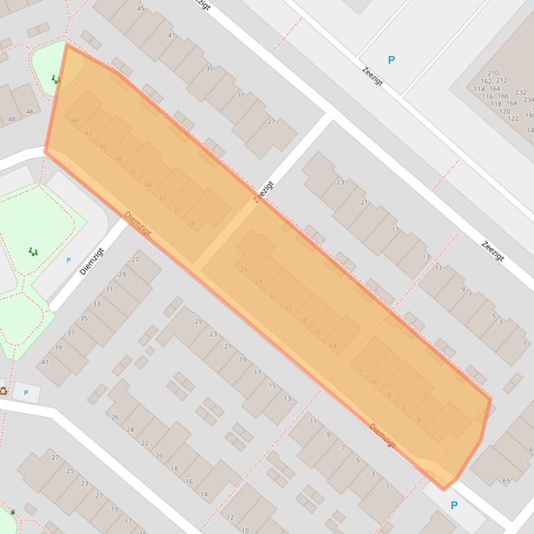 Kaart van postcodegebied 1111TZ.