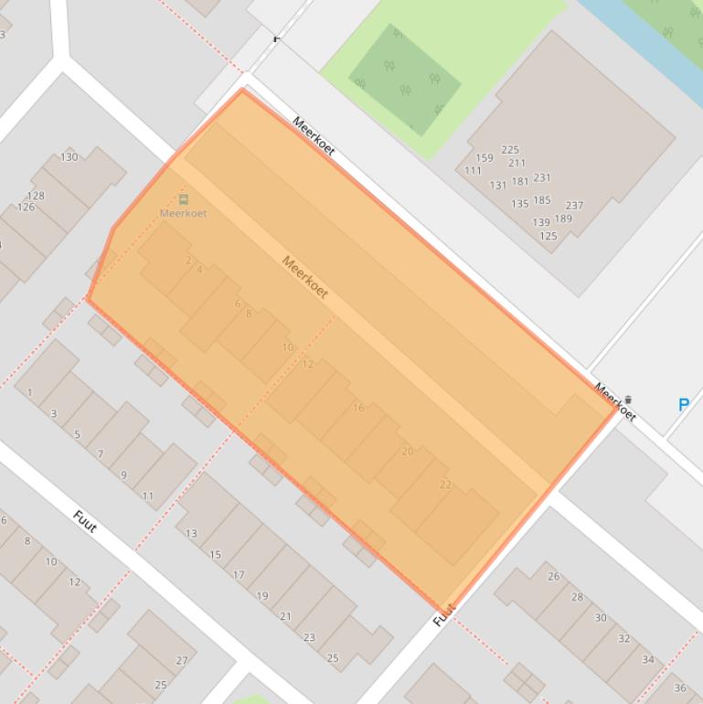 Kaart van postcodegebied 1111WB.