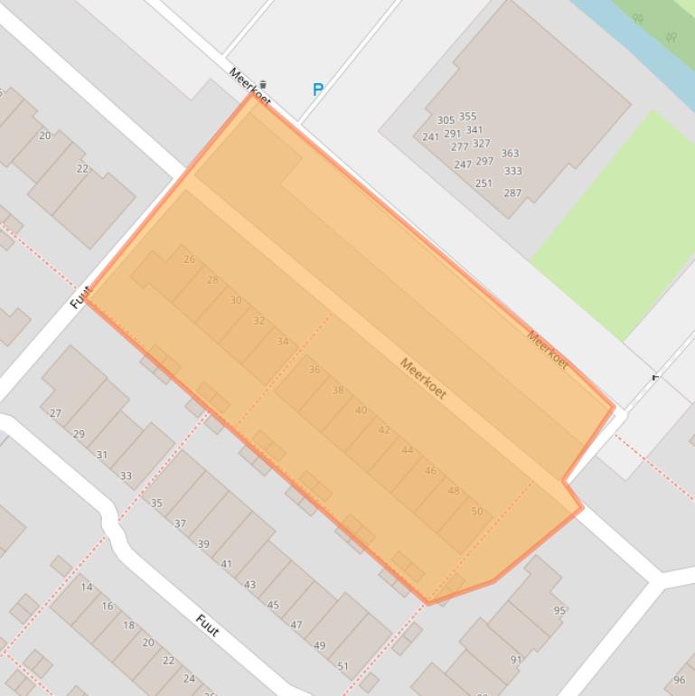 Kaart van postcodegebied 1111WC.