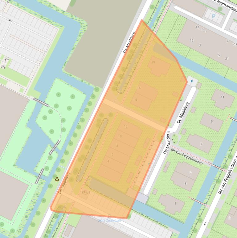 Kaart van postcodegebied 1111WM.