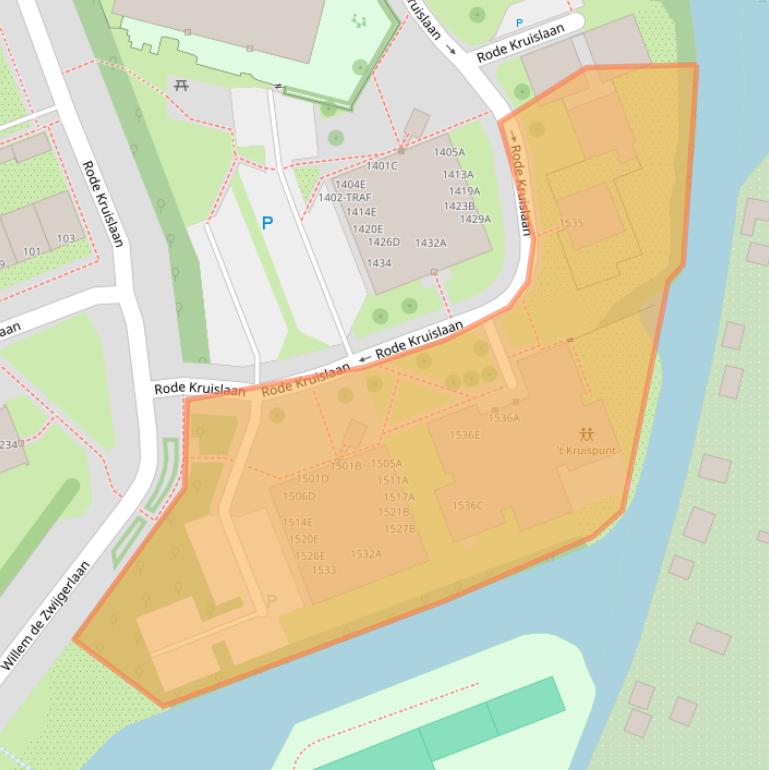 Kaart van postcodegebied 1111XE.