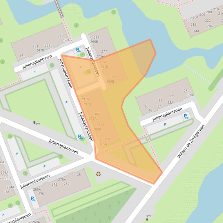 Kaart van postcodegebied 1111XP.