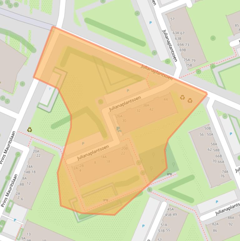 Kaart van postcodegebied 1111XR.