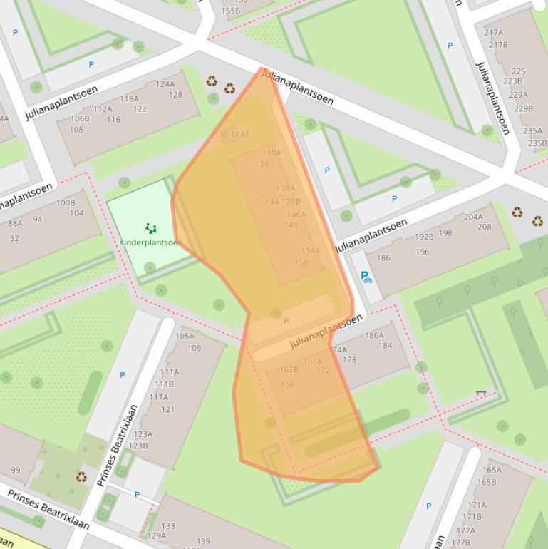 Kaart van postcodegebied 1111XV.