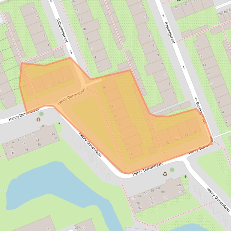 Kaart van postcodegebied 1111ZG.