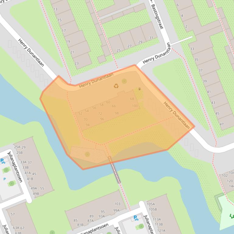 Kaart van postcodegebied 1111ZL.