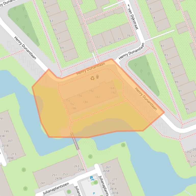 Kaart van postcodegebied 1111ZN.