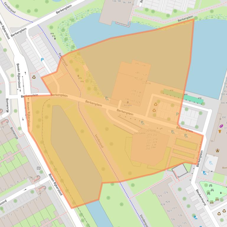 Kaart van postcodegebied 1112CM.