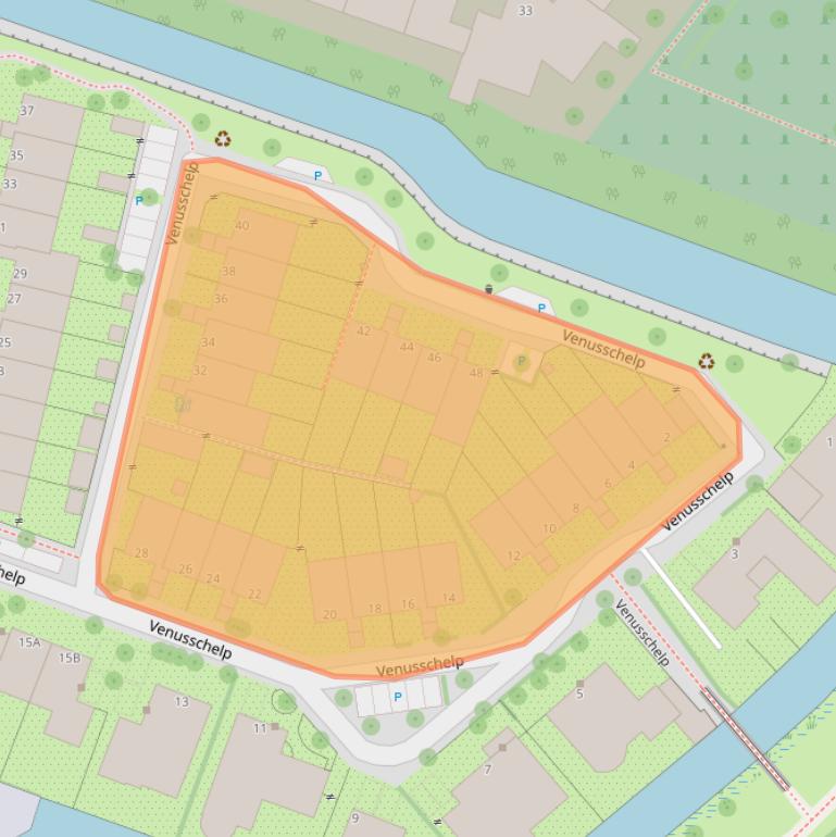 Kaart van postcodegebied 1112CP.