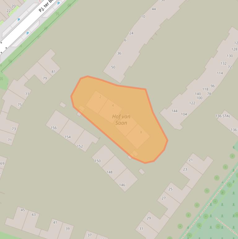 Kaart van postcodegebied 1112CR.