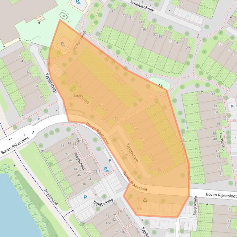 Kaart van postcodegebied 1112DN.