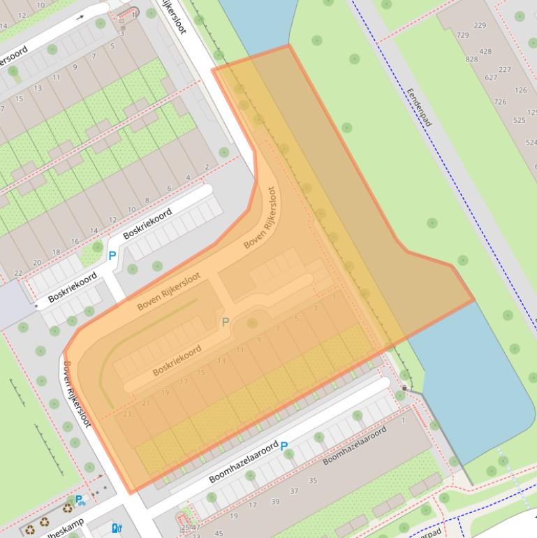 Kaart van postcodegebied 1112EB.