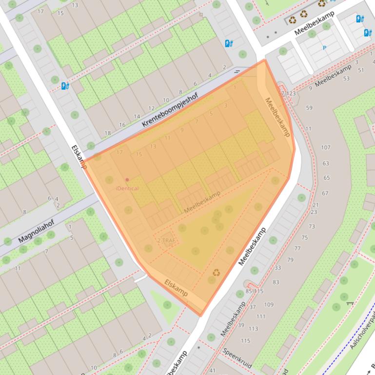 Kaart van postcodegebied 1112GN.