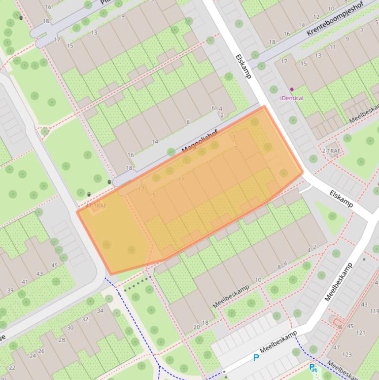 Kaart van postcodegebied 1112GR.