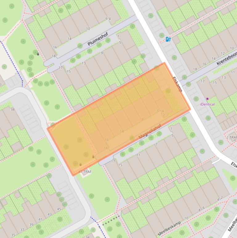 Kaart van postcodegebied 1112GS.