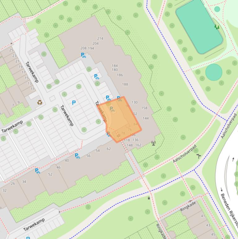 Kaart van postcodegebied 1112HG.