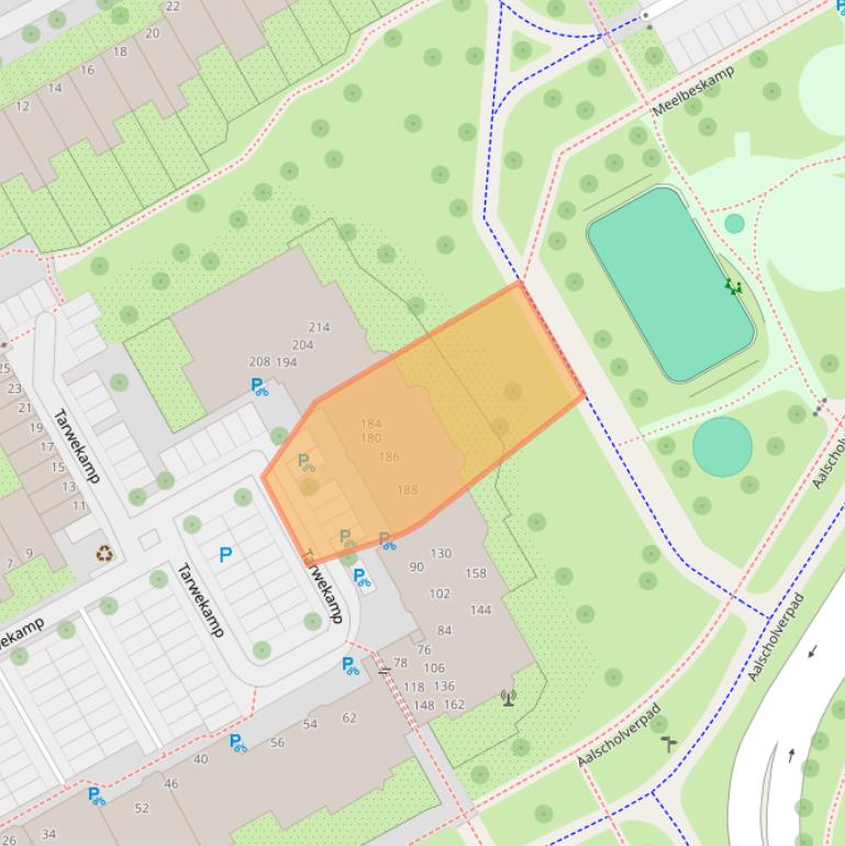 Kaart van postcodegebied 1112HK.