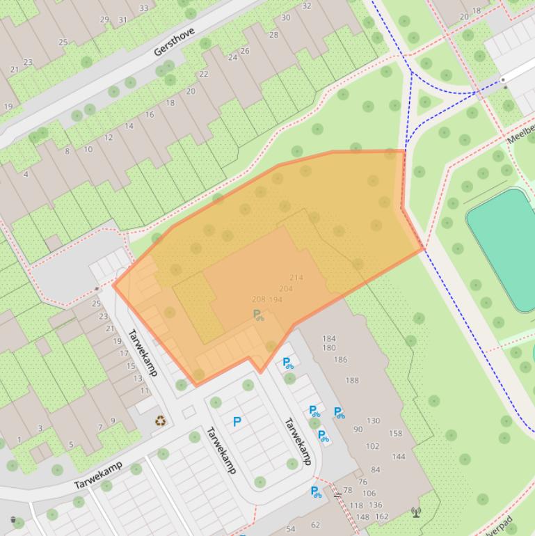 Kaart van postcodegebied 1112HL.